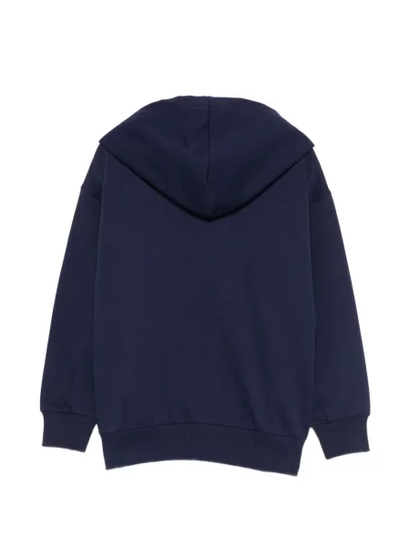 Bluza z kapturem dziecięca Moschino niebieska