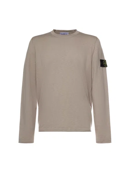 Sweter Stone Island z kamieniami beżowy