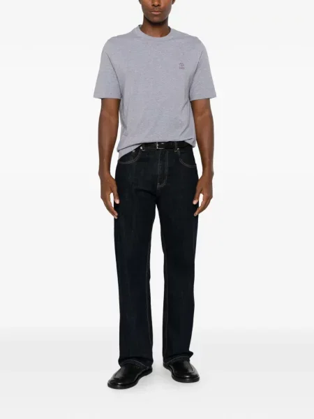 Tricou Brunello Cucinelli cu imagine gri