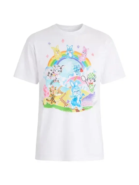 Tricou Kenzo cu imagine alb
