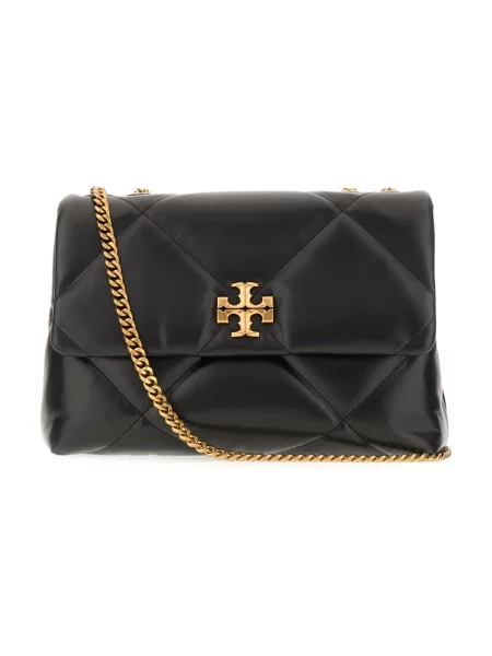 Torebka Tory Burch z nadrukiem czarna