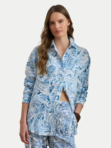 LAUREN RALPH LAUREN Πουκάμισο Ανοιχτό μπλε