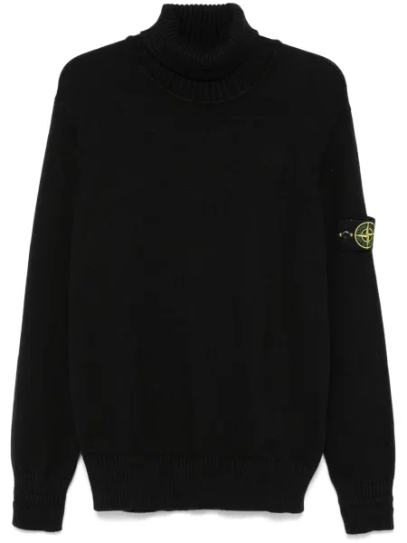 Sweter Stone Island z kamieniami czarny