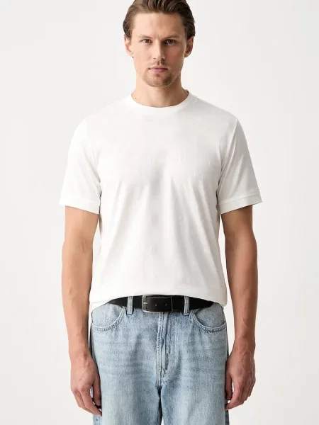 Karl Lagerfeld tricou pentru bărbați din bej