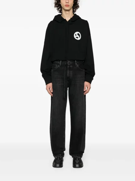 Široké džíny Acne Studios černé