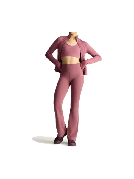 Legginsy Adidas By Stella Mccartney czerwone