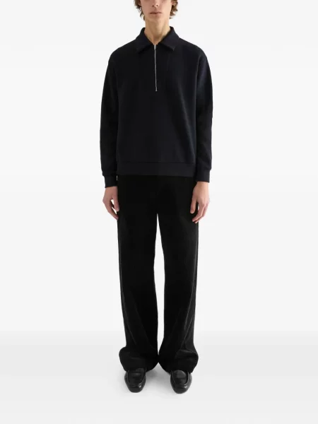 Cu centură pantaloni Jil Sander negru