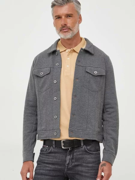 Яке Pepe Jeans Bryson преходен модел сиво