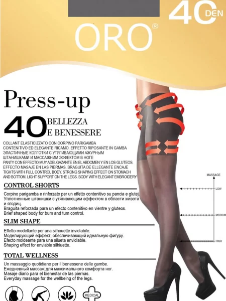 Колготы Oro черные