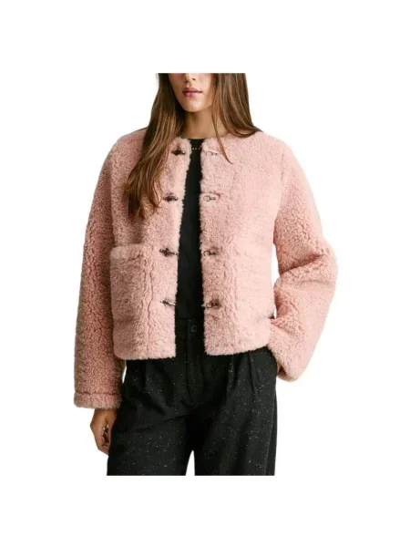 Kabát Pepe Jeans ružová