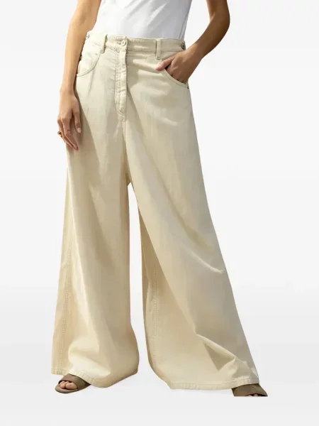 Pantaloni Brunello Cucinelli alb