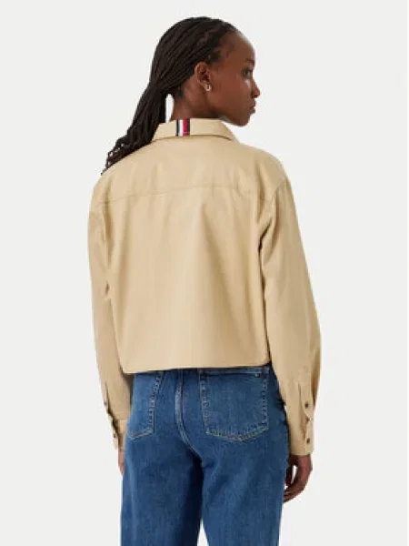 Tommy Jeans Ing Cropped Fit bézs