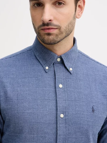 Сорочка Polo Ralph Lauren regular комір button-down синій