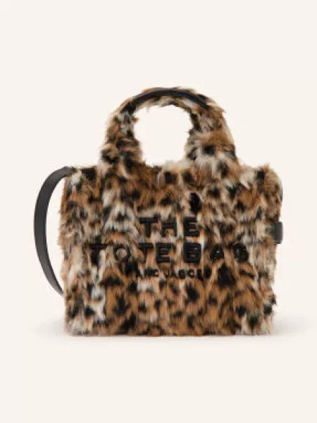 Marc Jacobs Shopperka The Small Tote Bag Z Sztucznym Futrem braun czarna