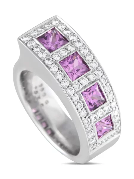 Inel Bucherer alb