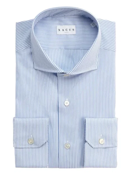 Pruhovaná košile Xacus modrá