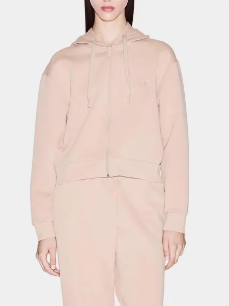 Кофта Armani Exchange бавовна/поліестер бежевий