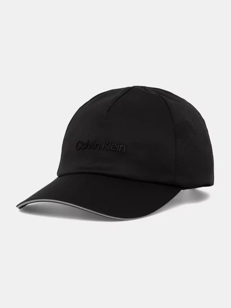 Calvin Klein Šilterica Micro Twill W Silicone Trucker crna