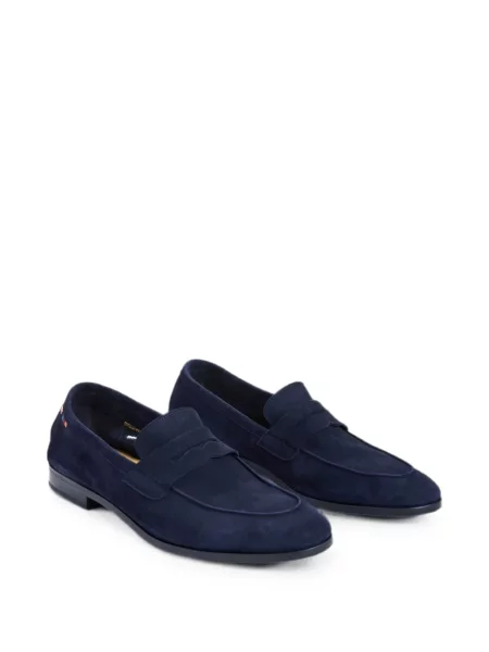 Pantofi loafer Paul Smith din piele de căprioară albastru