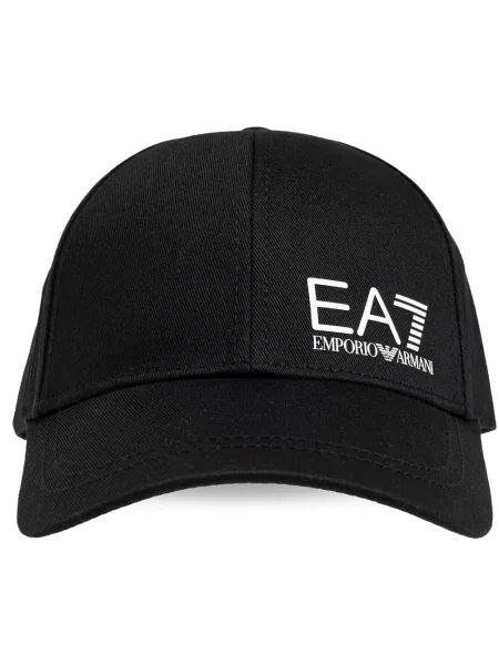 Șapcă Ea7 Emporio Armani cu imagine negru
