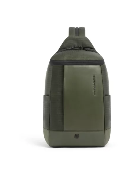 Torba Piquadro skórzana zielona