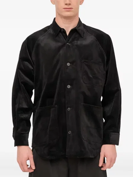 Geacă Comme Des Garçons Homme de catifea cord negru