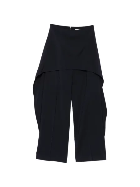 Pantaloni Christian Wijnants drapate albastru