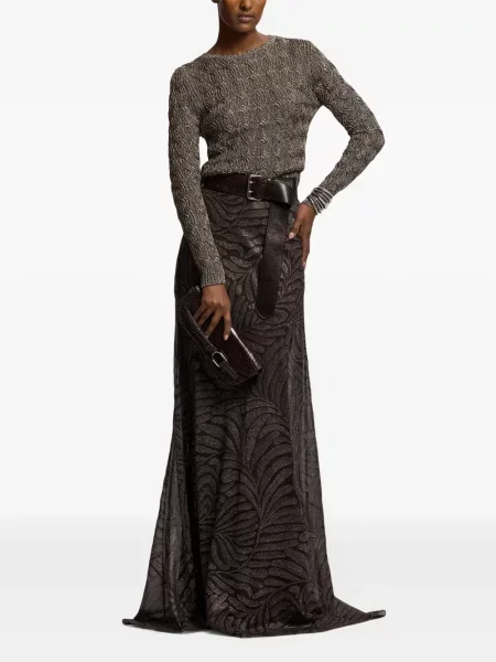 Fusta maxi Ralph Lauren Collection maro