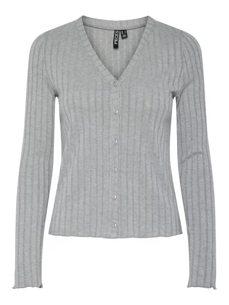 PIECES Geacă tricotată PCIris amestecat gri