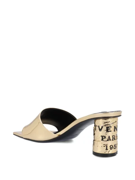 Papuci tip mules Givenchy auriu