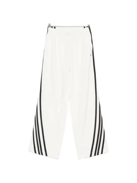 Pantaloni P.e Nation cu dungi alergare alb