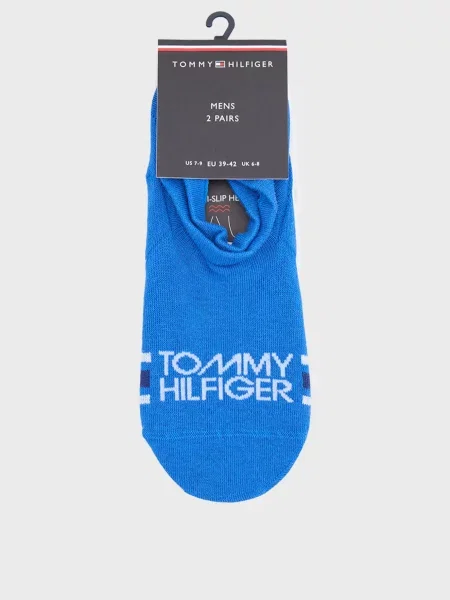 Носки Tommy Hilfiger в полоску с автографом