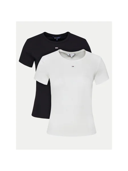 Tommy Jeans 2 póló készlet Színes Slim Fit