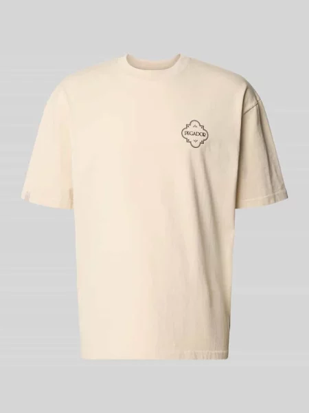 Oversized t-shirt z nadrukiem z logo model Paide' Pegador biała