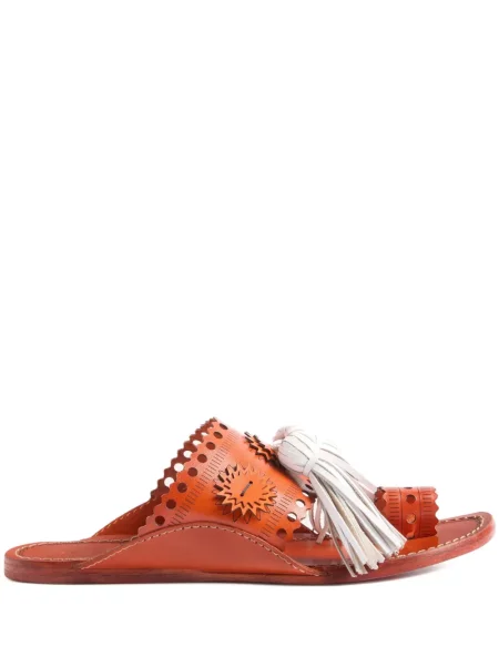 Papuci La Doublej portocaliu