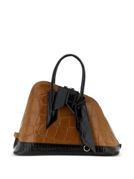 Geantă shopper The Attico maro
