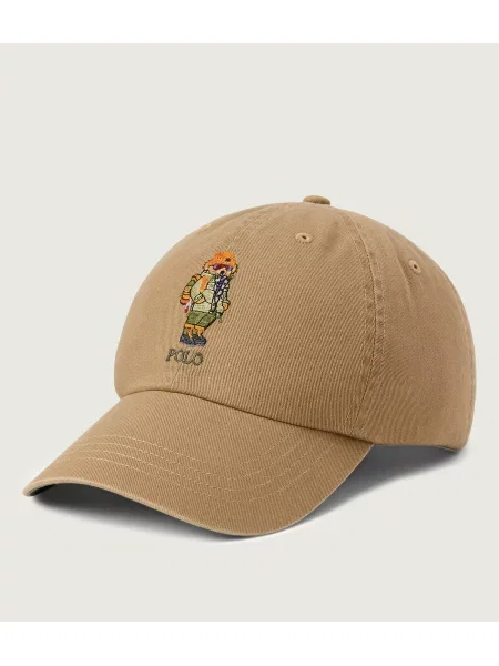 POLO RALPH LAUREN Șapcă baseball cu adaos de piele verde