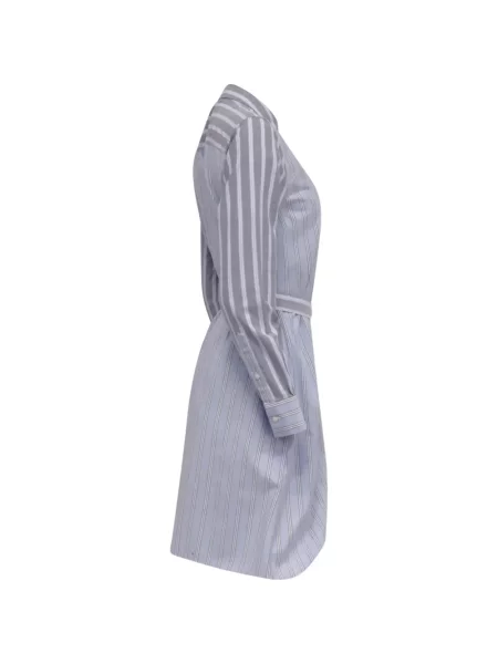Cu centură rochie tip cămașă Brooks Brothers cu dungi albastru