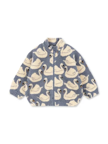 Konges Sløjd куртка дитяча флісова JODY TEDDY JACKET GRS