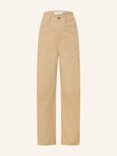 Lollys Laundry Spodnie Avall beige beżowe