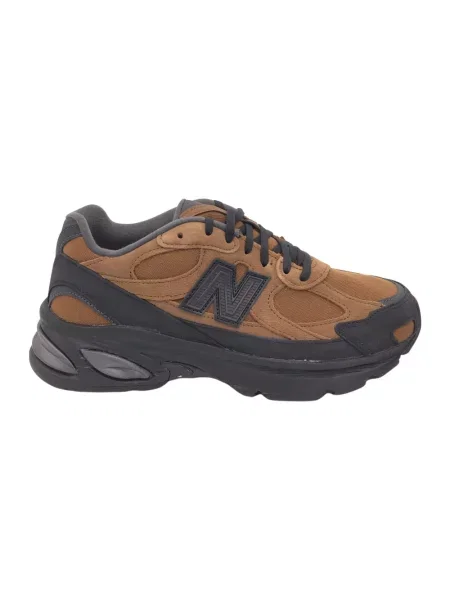Sneakersy New Balance skórzane brązowe
