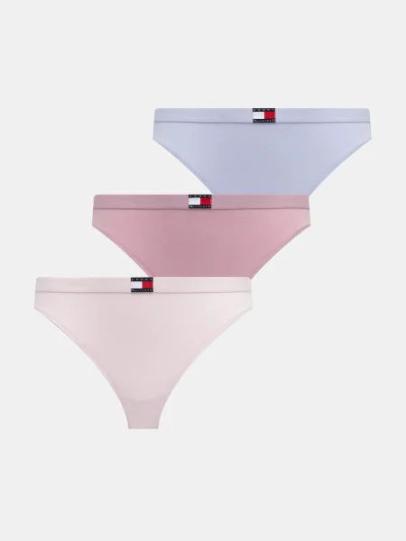 Прашки Tommy Hilfiger 3 чифта лилаво розово