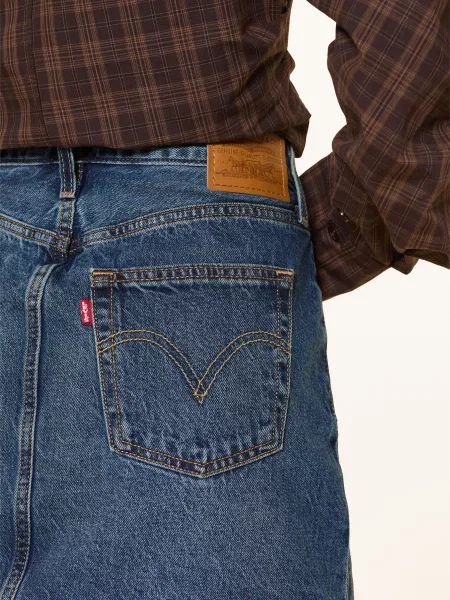 Levi's® Džínová Sukně Icon tmavě modrá