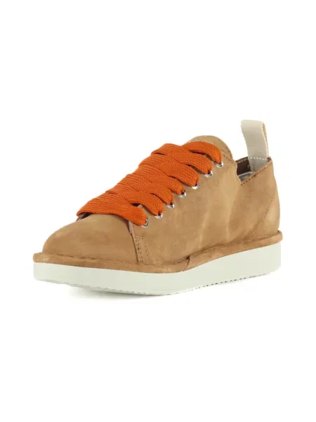 Sneakersy Panchic skórzane brązowe