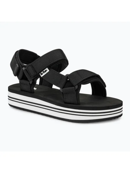 Dámske sandále Lee Cooper black / white čierna