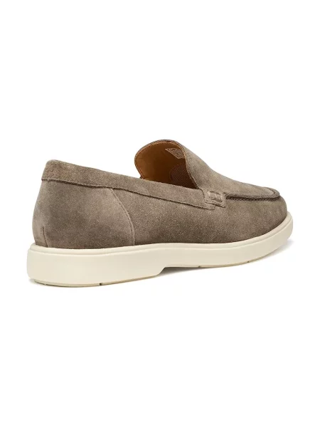Pantofi loafer Geox din piele bej
