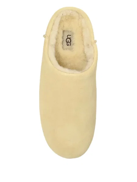 Papuci tip mules Ugg fără toc galben