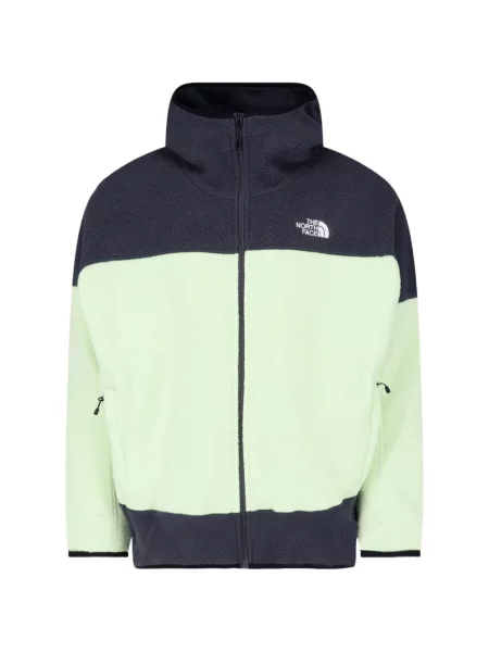 Geacă The North Face din fleece verde
