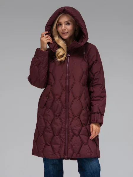 Зимова куртка VIVA WEAR бордовий