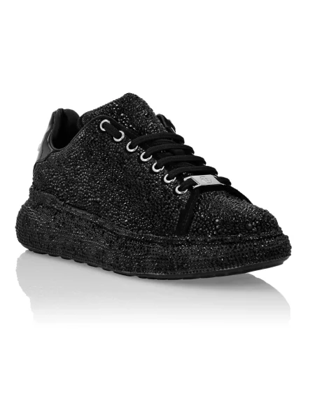 Sneakersy Philipp Plein skórzane czarne